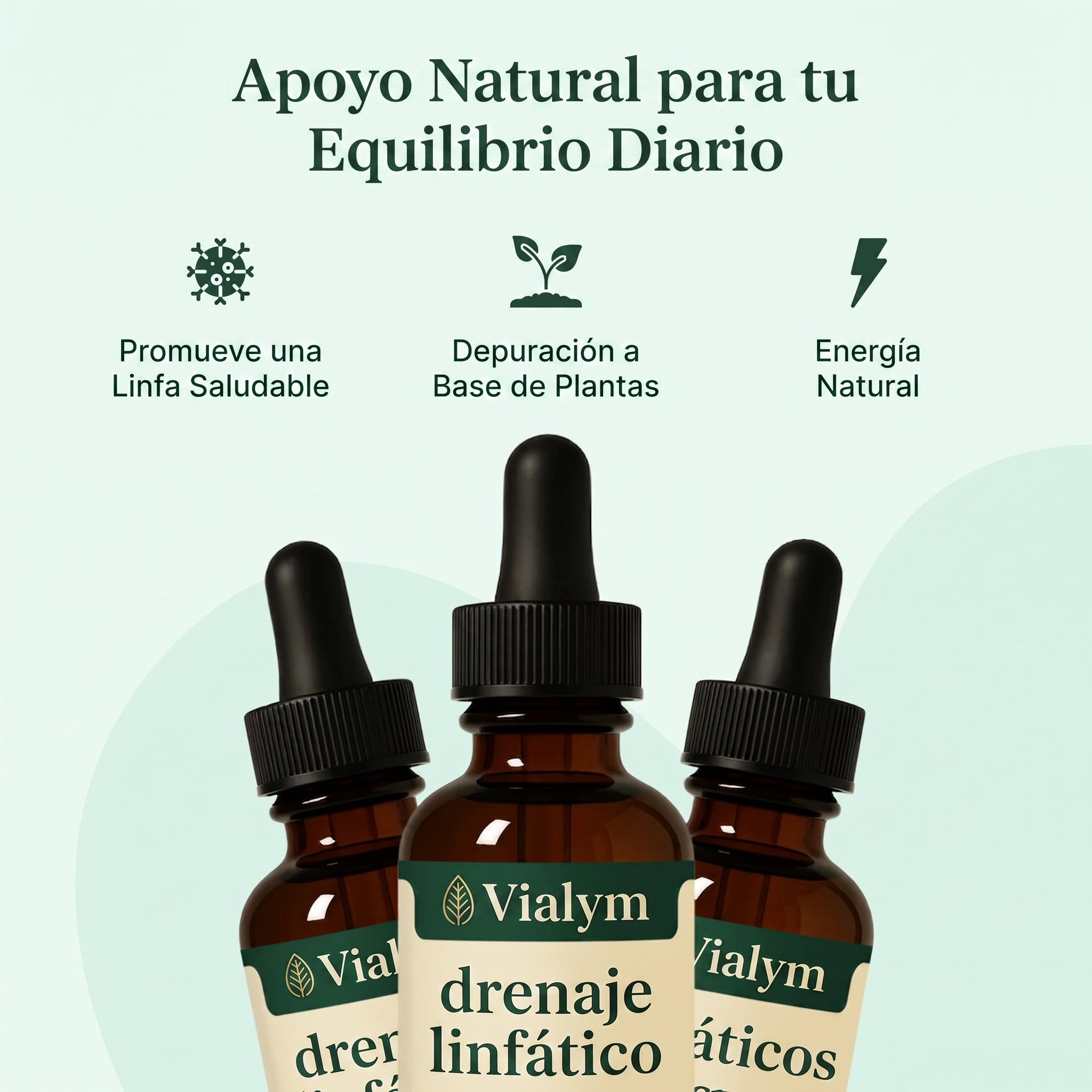 Vialym™  Gotas de drenaje linfático