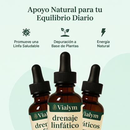 Vialym™  Gotas de drenaje linfático