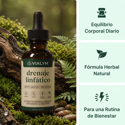 Vialym™  Gotas de drenaje linfático
